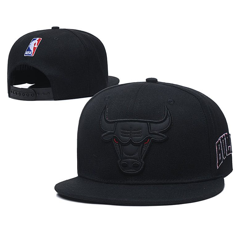 ใหม่ล่าสุด-หมวกเบสบอล-ลาย-nba-team-chicago-bulls-สีดํา-mlb