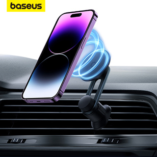 Baseus ที่วางโทรศัพท์ แบบแม่เหล็ก พับได้ 360° ตะขอแขวนโทรศัพท์มือถือ ระบายอากาศ