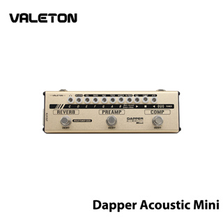 Valeton Dapper Acoustic Mini กีตาร์โปร่งไฟฟ้า อะนาล็อก หลายเอฟเฟค ขนาดเล็ก