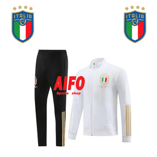 เสื้อแจ็กเก็ตแขนยาว ลายทีมชาติฟุตบอล Italy 2023 สําหรับผู้ชาย