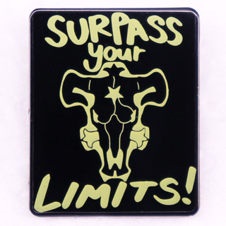 Surpass your limits เข็มกลัด รูปการ์ตูนอนิเมะ Black Clover เครื่องประดับ