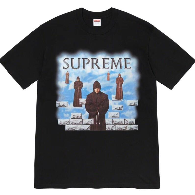 suprem-เสื้อยืด-คอกลม-แขนสั้น-พิมพ์ลาย-แฟชั่นสําหรับทุกเพศ