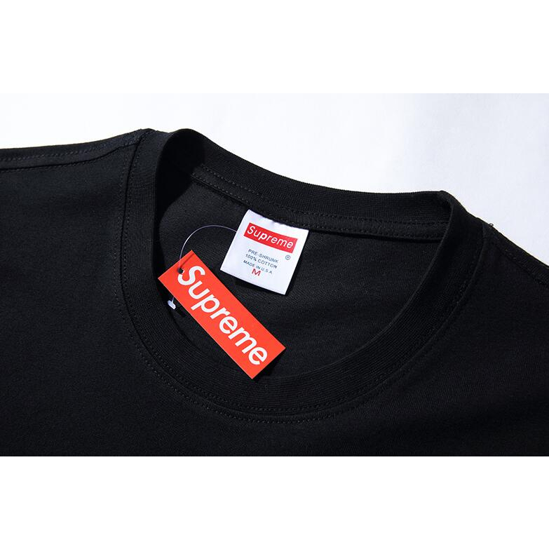 suprem-เสื้อยืด-คอกลม-แขนสั้น-พิมพ์ลาย-แฟชั่นสําหรับทุกเพศ