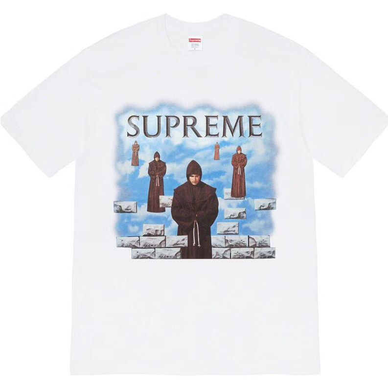 suprem-เสื้อยืด-คอกลม-แขนสั้น-พิมพ์ลาย-แฟชั่นสําหรับทุกเพศ