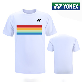Yonex 2023 ใหม่ เสื้อกีฬาแบดมินตัน แขนสั้น ผ้าตาข่าย แบบแห้งเร็ว สําหรับทุกเพศ วัยรุ่น วัยรุ่น