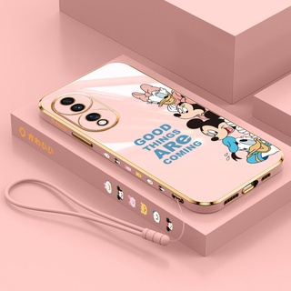 เคสโทรศัพท์มือถือ ลายการ์ตูนดิสนีย์ ครอบครัว พร้อมสายคล้อง สําหรับ Honor X30 Honor X30i Honor play3 10 Honor play5T Honor 20 Honor 20pro