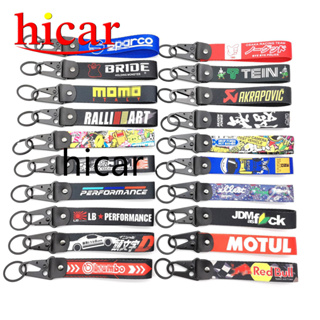 SPOON HKS JDM Mugenพร้อมส่ง พวงกุญแจ จี้หัวเข็มขัด JDM สไตล์ญี่ปุ่น สําหรับรถยนต์ พวงกุญแจแบบสายคล้อง 170 มม.พวงกุญแจรถ