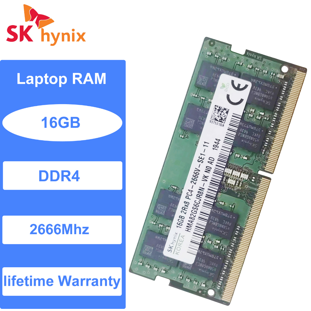 SK hynix 16GB(8GB✕2) DDR4 2666MHz メモリ SK hynix 16GB DDR4 ×2枚