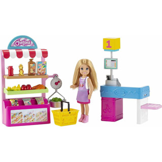 Barbie Chelsea Can Be Snack Stand Playset with Blonde Chelsea Doll GTN67 ตุ๊กตาบาร์บี้ Chelsea สามารถเป็นของว่างได้ พร้อมตุ๊กตาบลอนด์เชลซี GTN67