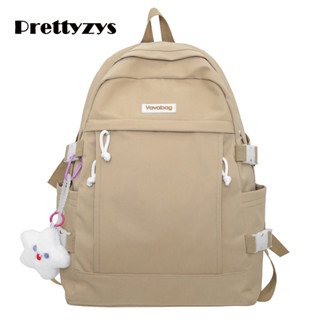 Backpack Prettyzys 2023 Korean Student Bag Large capacity School 14 inch For Teenage Girl