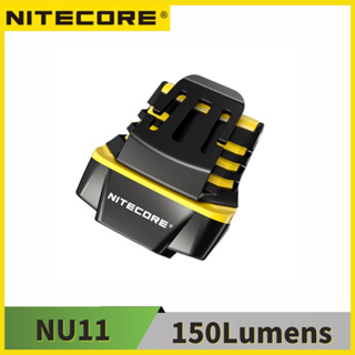 Nitecore NU11 ไฟหน้า 150 ลูเมนส์ เซนเซอร์ตรวจจับการเคลื่อนไหว น้ําหนักเบา แบตเตอรี่ในตัว 600mAh ไฟหน้าวิ่ง แบบชาร์จไฟได้