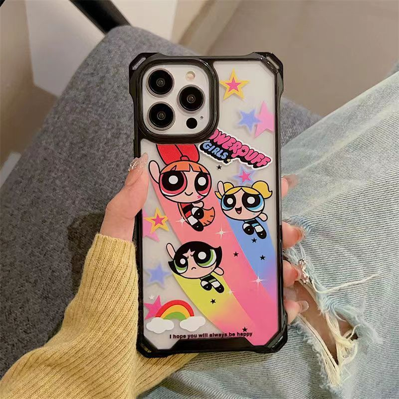 เคสโทรศัพท์มือถือ-กันตกสี่มุม-กันกระแทก-ลายการ์ตูนตํารวจบิน-สําหรับ-iphone-12-pro-max-13-pro-14-pro-max-12-14