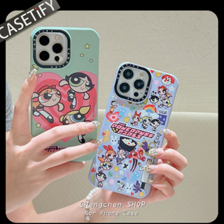 Casetify เคสโทรศัพท์มือถือ ลายพาวเวอร์พัฟฟ์เกิร์ลในตัว สําหรับ Iphone 14ProMax 12Pro XS 11 12Promax 13Promax 11 12 13