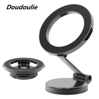 Doudoulie เมาท์ขาตั้งแม่เหล็ก หมุนได้ 360 องศา สําหรับวางโทรศัพท์มือถือในรถยนต์ MagSafe