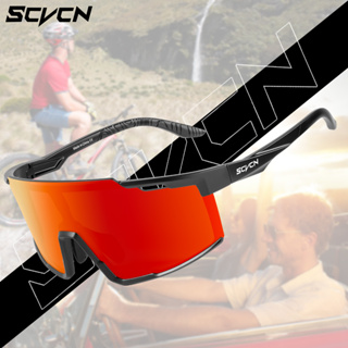 Scvcn แว่นตากันแดด TR90 กรอบครึ่ง สําหรับผู้ชาย และผู้หญิง เหมาะกับการขี่จักรยาน