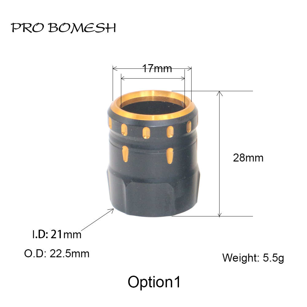 probomesh-น็อตล็อคอลูมิเนียม-อุปกรณ์เสริม-สําหรับคันเบ็ดตกปลา-diy