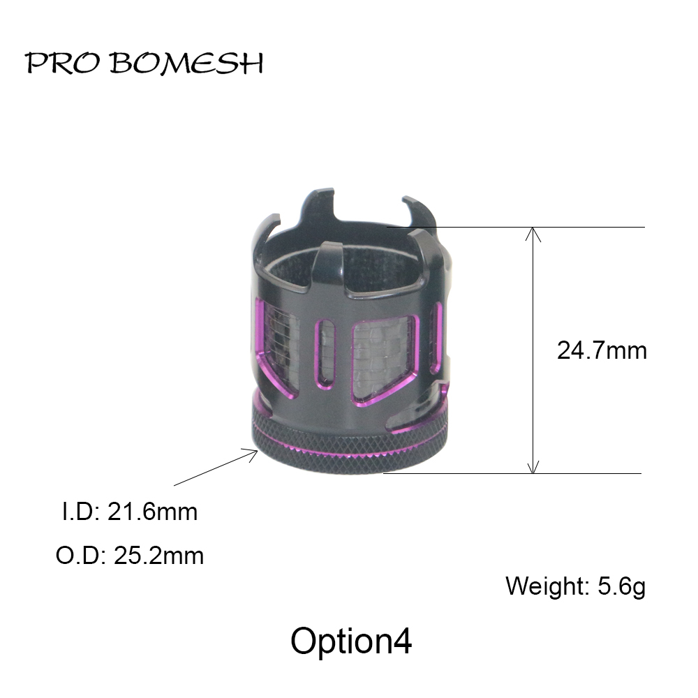 probomesh-น็อตล็อคอลูมิเนียม-อุปกรณ์เสริม-สําหรับคันเบ็ดตกปลา-diy