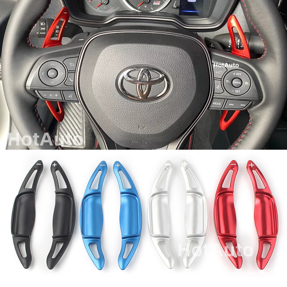 Maçaneta Câmbio Toyota - Compatível Com Camry, Corolla, Avalon E CHR - Couro E Metal Cromado