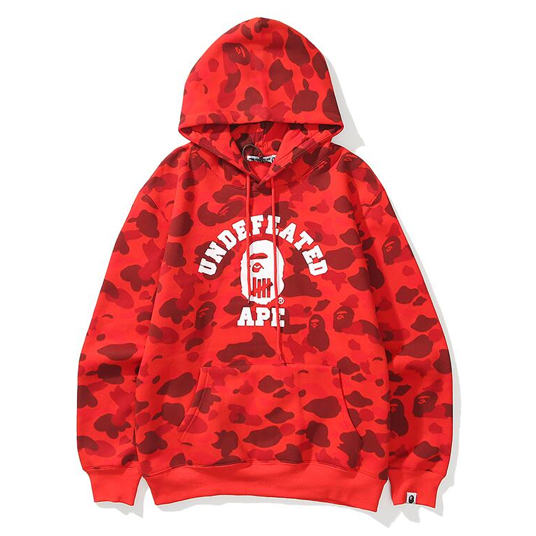 bape-เสื้อฮู้ดลําลอง-ผ้าฝ้าย-พิมพ์ลาย-มีสไตล์-สําหรับทุกเพศ