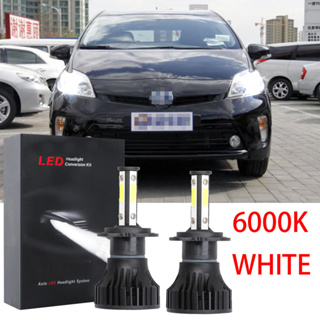 ชุดหลอดไฟหน้า LED 6000K สีขาว สําหรับ Toyota Prius (XW30) 2010-2014 LHL CG X15 1 คู่