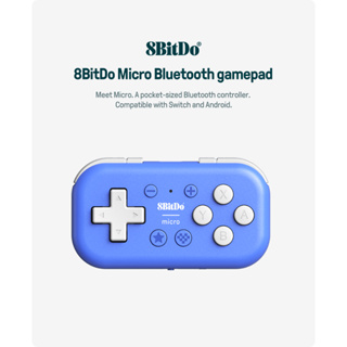 จอยเกมบลูทูธ 8Bitdo Micro ขนาดเล็ก สําหรับ Switch Android และ Raspberry Pi รองรับโหมดคีย์บอร์ด