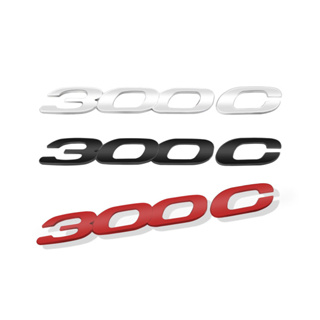 สติกเกอร์ตราสัญลักษณ์ 3D โลหะอัลลอย 300c อุปกรณ์เสริม สําหรับตกแต่งรถยนต์ Chrysler Aspen Sebring Ypsilon