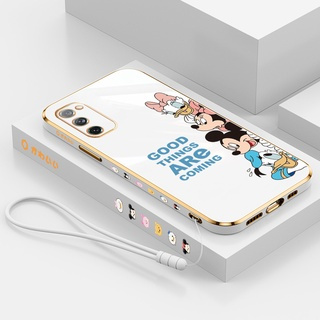 เคสโทรศัพท์มือถือ ลายการ์ตูน Disney Family พร้อมสายคล้อง สําหรับ Samsung S23 Samsung S23 plus Samsung S23 ultra