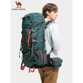 CAMEL CROWN กระเป๋าเป้สะพายหลัง ความจุขนาดใหญ่ 80 ลิตร อเนกประสงค์ สําหรับผู้ชายและผู้หญิง ตั้งแคมป์ เดินป่า กลางแจ้ง