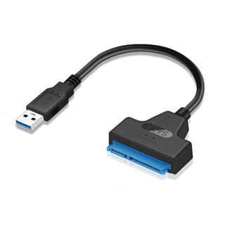 อะแดปเตอร์สายเคเบิลฮาร์ดดิสก์ SSD HDD 22 พิน USB 3.0 SATA 3 สําหรับฮาร์ดดิสก์ไดรฟ์ SSD 2.5 นิ้ว