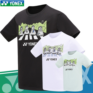 Yonex ใหม่ เสื้อกีฬาแบดมินตัน แขนสั้น ระบายอากาศ แห้งเร็ว สไตล์เกาหลี สําหรับผู้ชาย และผู้หญิง 2023