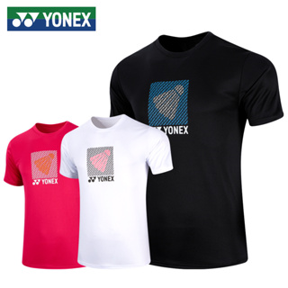 Yonex 2023 ใหม่ เสื้อแบดมินตัน เกาหลี วัฒนธรรม เสื้อยืด ผู้ชายและผู้หญิง แขนสั้น แห้งเร็ว ระบายอากาศ ฝึกอบรม เสื้อผ้า ปรับแต่ง เสื้อยืด