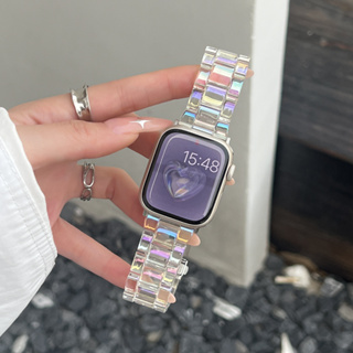ภาพหน้าปกสินค้าสายนาฬิกาข้อมือ พลาสติกเจลลี่ สําหรับ iWatch Ultra Series 9 8 7 6 5 4 3 2 1 49mm 41 มม. 45 มม. 44 มม. 40 มม. ซึ่งคุณอาจชอบราคาและรีวิวของสินค้านี้