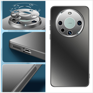 เคสโทรศัพท์มือถือ โลหะ กันกระแทก กันรอยนิ้วมือ หรูหรา เป็นมิตรกับผิวหนัง สําหรับ Huawei Mate 60 Pro