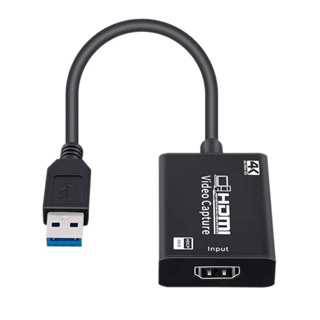 การ์ดจับภาพวิดีโอ Hdmi เป็น USB 3.0 Full HD 1080P 4K Hdmi สตรีมมิ่ง และบันทึก