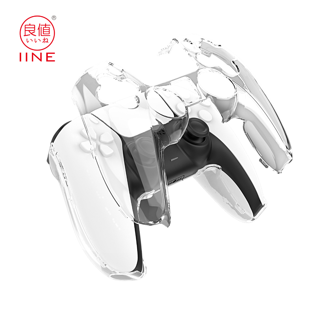 IINE PS5 Controller Case Cover PC Case ฝาครอบป้องกันสําหรับ Playstation5 Controller/DualSense Edge Controller