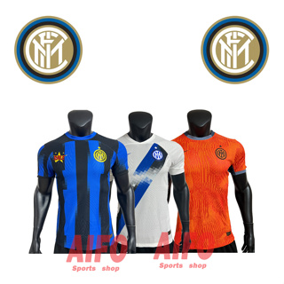 เสื้อกีฬาแขนสั้น ลายทีมชาติฟุตบอล Inter Milan Player Version 2023 24 ชุดเหย้า คุณภาพสูง สําหรับผู้ชาย