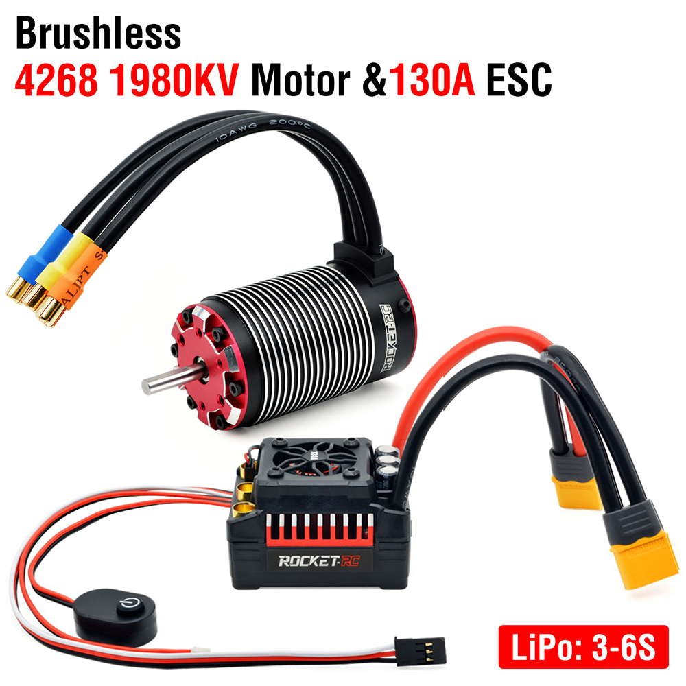 มอเตอร์ไร้แปรงถ่าน ESC Surpass Hobby Rocket-RC Brushless Motor และ ESC ...