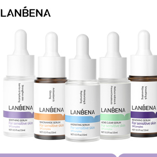 Lanbena เอสเซ้นบํารุงผิวหน้า สารสกัดจากสิว กรดไฮยารูลอนิก ให้ความชุ่มชื้น ซ่อมแซมผิวหน้า