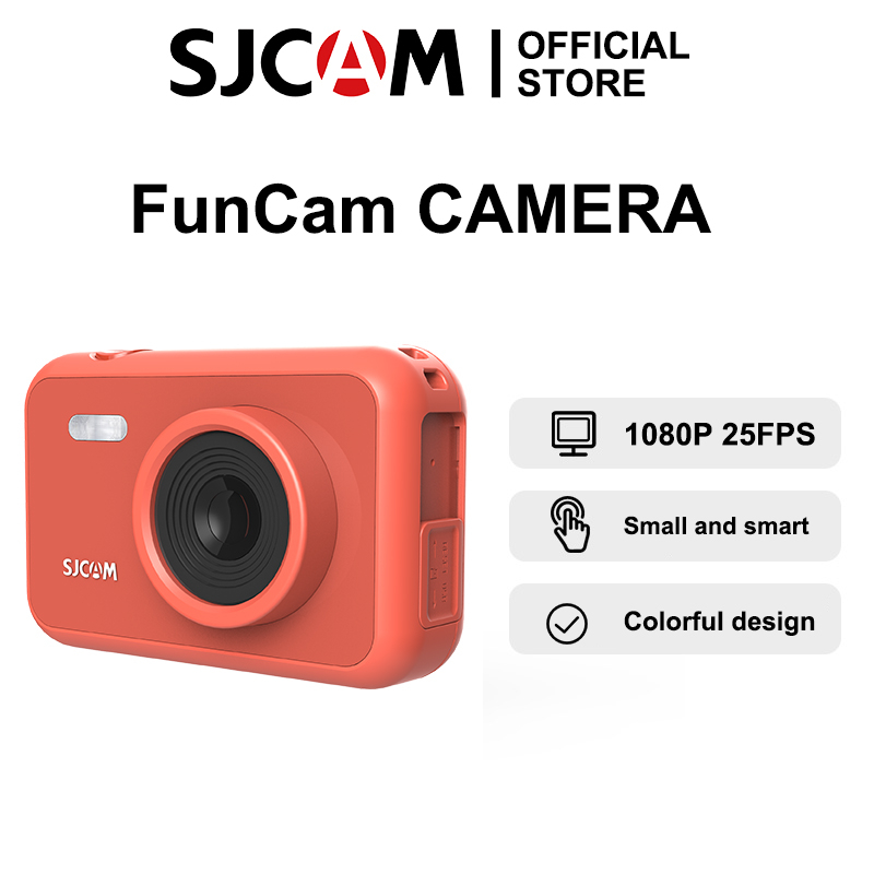 Sjcam FunCam+ Dual screen 1080P ความละเอียดสูง เด็ก กล้องดิจิทัล แบบ ...