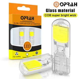 [2 ชิ้น] หลอดไฟเลี้ยว T10 LED COB 12V อุปกรณ์เสริม สําหรับติดป้ายทะเบียนรถยนต์