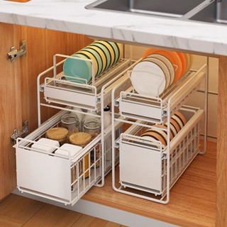 DDORIA ตู้ครัวชั้นวางของ Rack ชามจานแผ่น Drainboard ผู้ถือกันสนิม Nonslip สำหรับเคาน์เตอร์ตู้ Pantry