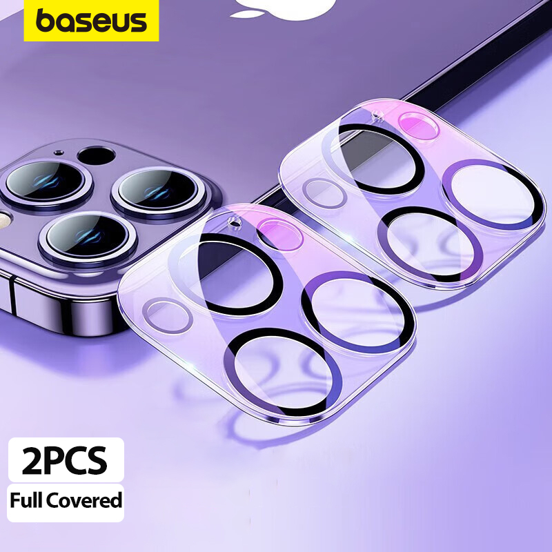 baseus-2-ชิ้น-ตัวป้องกันเลนส์กล้อง-สําหรับ-iphone-15-pro-max-กระจกนิรภัย-เต็มเลนส์-กระจกป้องกัน