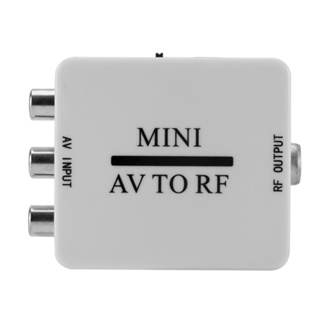 กล่องอะแดปเตอร์แปลงวิดีโอ AV เป็น RF Mini HD รองรับ 67.25 61.25MHz