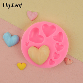 Fly Leaf Love แม่พิมพ์ซิลิโคนเรซิ่น รูปหัวใจ สําหรับทําขนมช็อคโกแลต ลูกอม ฟองดองท์