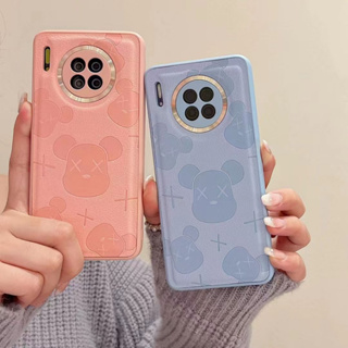 สําหรับ HUAWEI mate60 Pro / mate50 Pro / mate40 Pro / mate30 Pro หมี หนัง เคสโทรศัพท์ แบบแข็ง