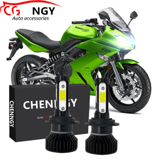 ชุดแปลงไฟหน้า LED 6000K LHL CG LY สําหรับ Kawasaki Ninja 1000 650 300 2011-2015 1 คู่