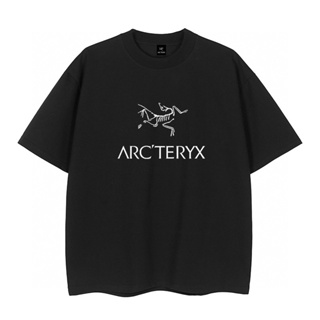 Arctexy เสื้อกีฬาแขนสั้นลําลอง ผ้าฝ้ายแท้ พิมพ์ลาย ทรงหลวม สไตล์คลาสสิก แฟชั่นสําหรับผู้ชาย และผู้หญิง