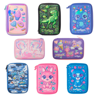 Smiggle Lively กล่องดินสอ ลายปีกยูนิคอร์น สีชมพู สําหรับใส่เครื่องเขียน bubz