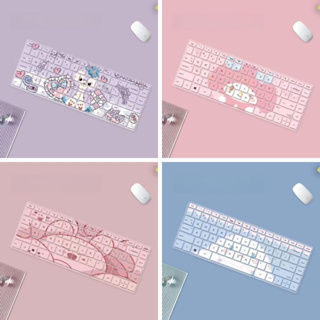 【Cinnamoroll &amp; Melody】keyboard cover for Macbook M2 Air15 Air 13 M1 2020 M1 Air 13.3 A2179 A2237 Pro13 A2159 A2251 A2238 A1466 cartoon keyboard case