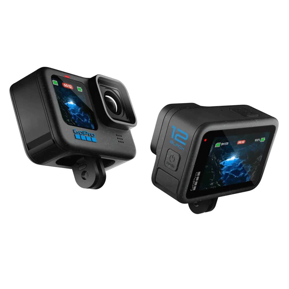 GoPro Hero12 Black Action Camera,กล้องดิจิตอล, กล้องเคลื่อนที่กันน้ำ 5.3K60/ 4K120 HDR Video อัตราส่วน, HDR Video, New 9:16 aspect ratio, Hypersmooth 6.0 Stabilization